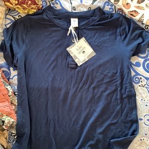 Kate Quinn Navy Blue Boys Henley Top